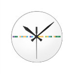free happy life vision love peace  Wall Clocks