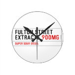 Fulton street Extracts  Wall Clocks