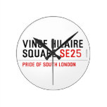 Vince hilaire Square  Wall Clocks