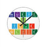believe
 in
 your
 selfie  Wall Clocks