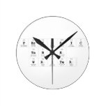 Periodic Table Writer  Wall Clocks