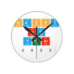 Happy
 New
 Year
 2022  Wall Clocks