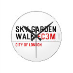 sky garden walk  Wall Clocks