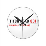 TITCH ROAD  Wall Clocks