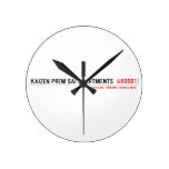 Kaizen Prem sai Apartments   Wall Clocks