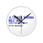 jl.telaga warna no.2  Wall Clocks