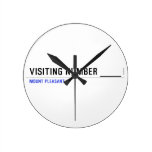 Visiting Number ____  Wall Clocks