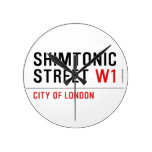 Shimtonic Street  Wall Clocks