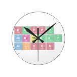 Happy
 Birthday
 Allison  Wall Clocks