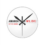 Amanda Ellis  Wall Clocks
