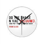 Do the Shake  n vac  Wall Clocks