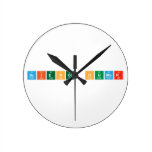 SCIENCE HUMOR  Wall Clocks