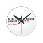 Globe Primary School Gawber Street  Wall Clocks