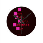 I 
 Love  
 Kaleb 
  Happy
 Valentine's
 Day 
   Wall Clocks