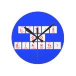 Let's
 Go
 Giants!  Wall Clocks