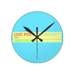 one piece  Wall Clocks