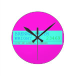 Brenna Smith Wright Rd.  Wall Clocks