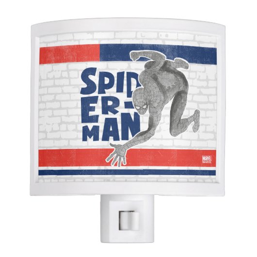 Wall Crawling Spider-Man Sketch Night Light (Front)