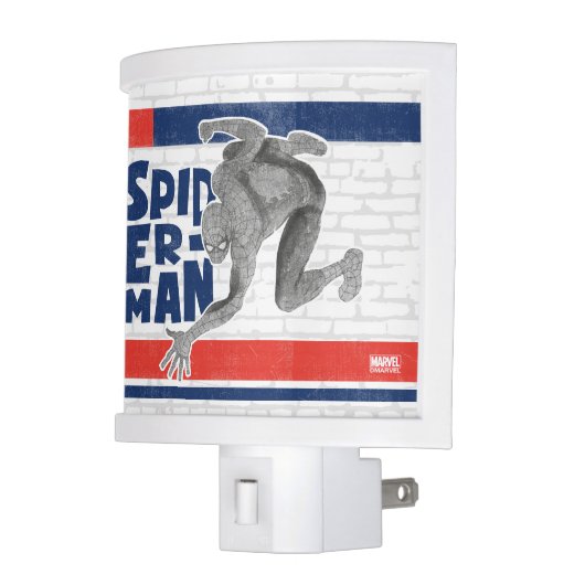Wall Crawling Spider-Man Sketch Night Light (Left)