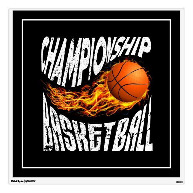 Wall Decal-Basketball Wall Decal (Front)