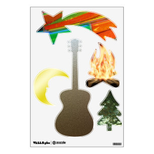 Wall Decal--Camping Wall Decal