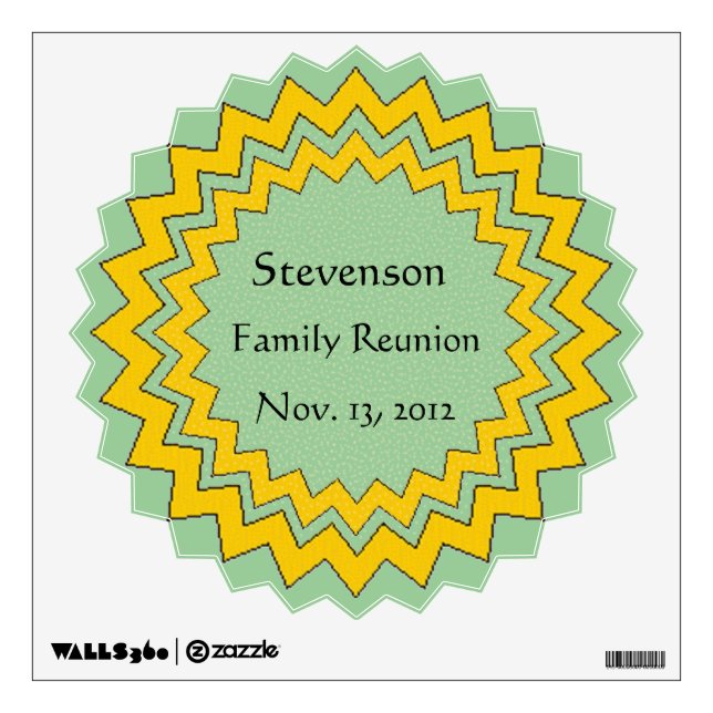 Wall Decal - Framily Reunion Medallion (Front)