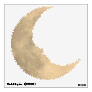 Wall Decal--Man in the Moon Sticker