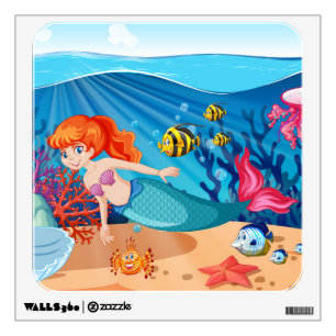 Wall Decal-Mermaid Wall Decal
