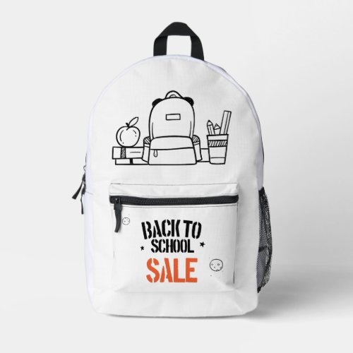 Wall Decal Printed Backpack
