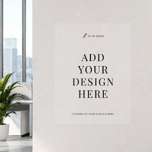 Wall Decal Printing 18x24" Custom Translucent Sign