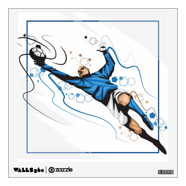 Wall Decal-Soccer Player Wall Decal (Front)