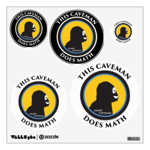 Wall Decal This Smart Caveman Does Math