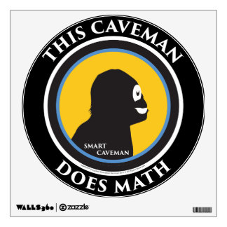 Wall Decal This Smart Caveman Does Math
