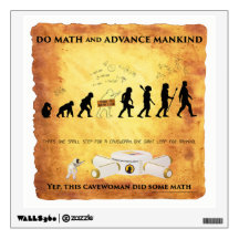 Wall Decal This Smart Cavewoman Does Math