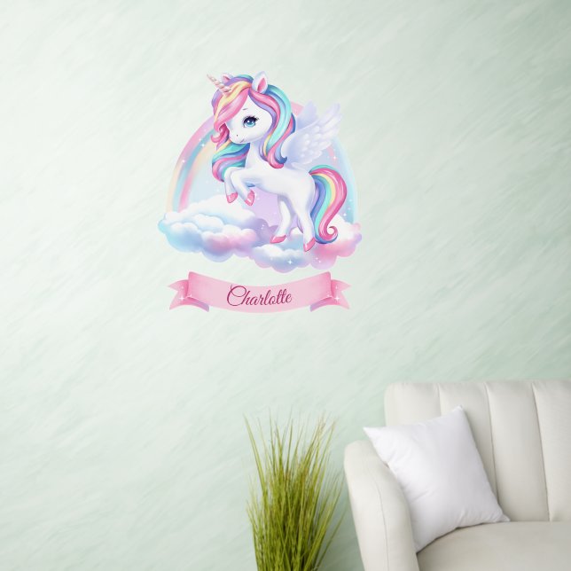 Wall Decal to a magical birthday party. (Living Room)