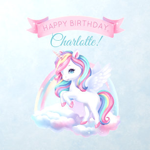 Wall Decal to a magical birthday party.