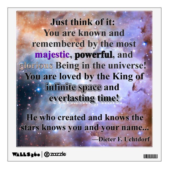 Wall Decal: Uchtdorf quote Wall Sticker (Front)