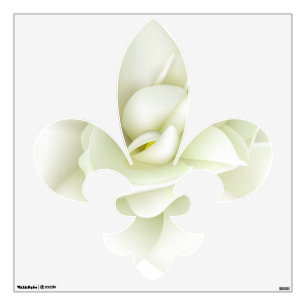 Wall Decal White Gardenia Fluer Di Lis