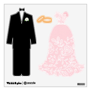 Wall Decals Bride & Groom