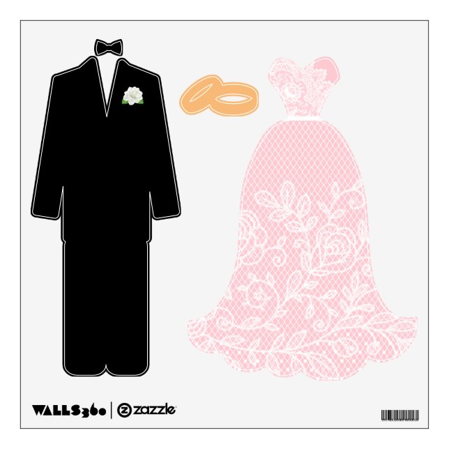 Wall Decals Bride & Groom (Front)