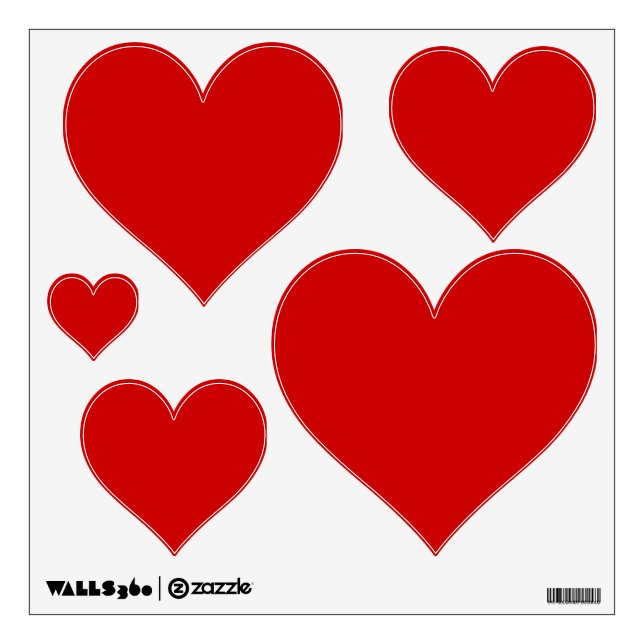 Wall Decals Hearts (Front)