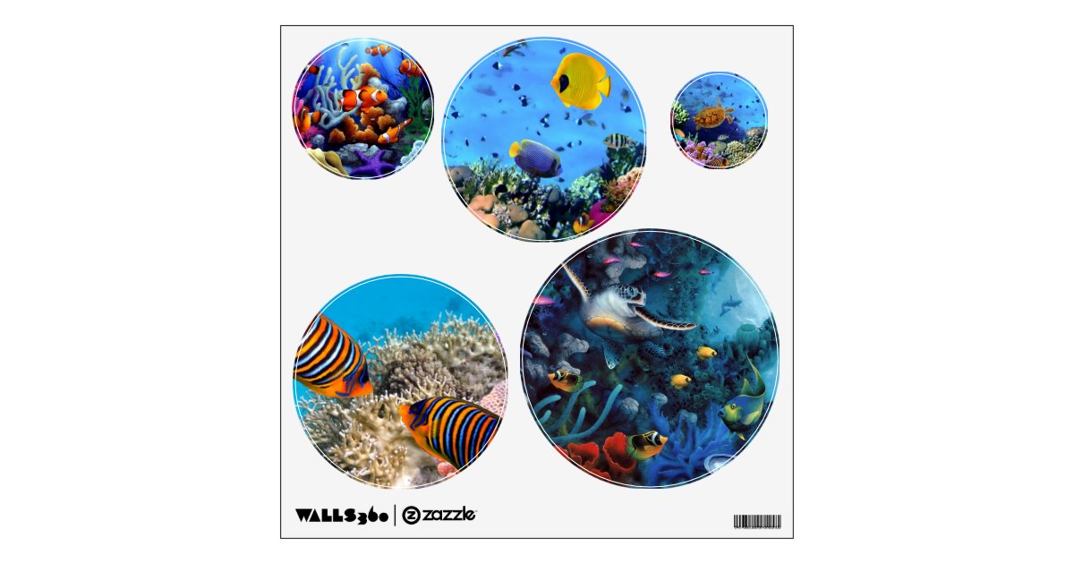 Wall Decals Sea Life Wall Sticker Zazzle Com