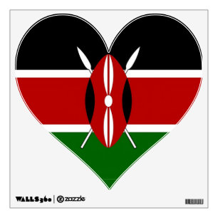 Wall Decals with federal flag of Kenya
