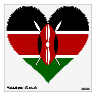 Wall Decals with federal flag of Kenya