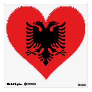 Wall Decals with flag of Albania