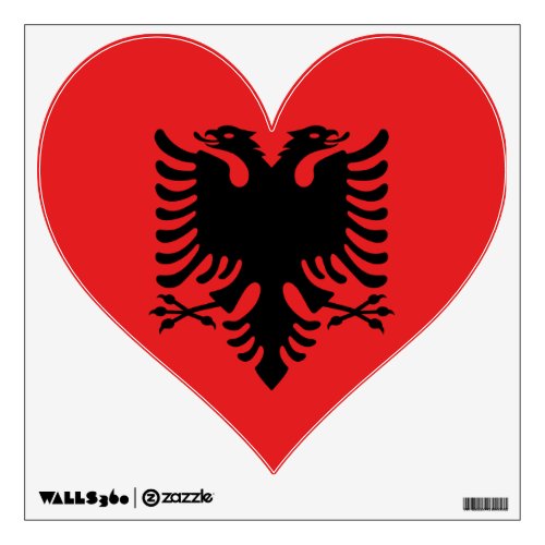 Wall Decals with flag of Albania