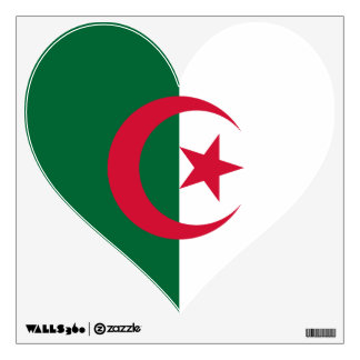 Wall Decals with flag of Algeria