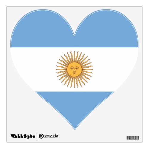 Wall Decals with flag of Argentina