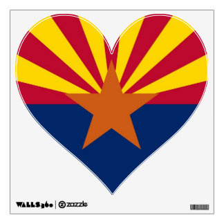 Wall Decals with flag of Arizona, U.S.A.