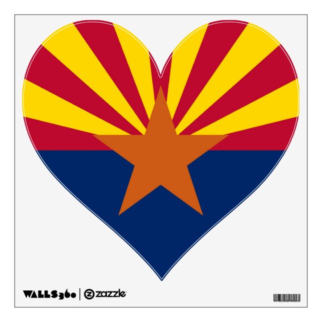 Wall Decals with flag of Arizona, U.S.A. (Front)